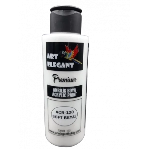 Art Elegant Akrilik Boya 120ml Acr-120 Soft Beyaz