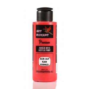 Art Elegant Akrilik Boya 120ml Acr-349 Kan Kırmızı