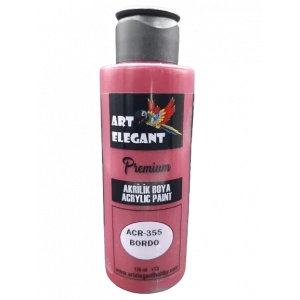 Art Elegant Akrilik Boya 120ml Acr-355 Bordo