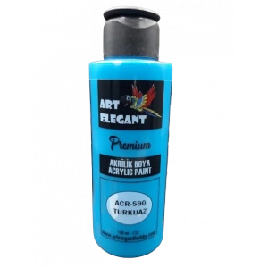 Art Elegant Akrilik Boya 120ml Acr-590 Turkuaz