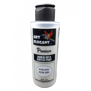 Art Elegant Akrilik Boya 120ml Acr-695 Açık Gri