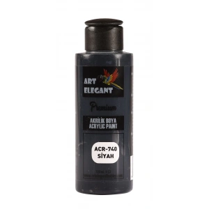 Art Elegant Akrilik Boya 120ml Acr-740 Siyah
