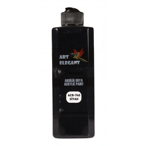 Art Elegant Akrilik Boya 400ml Acr-740 Siyah