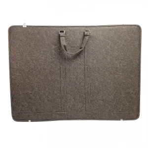 Art Elegant Deri Teknik Proje Çantası 55x75cm Gri