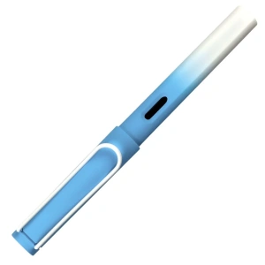 Art Elegant Dolma Kalem Extra Fine Mat Mavi Beyaz