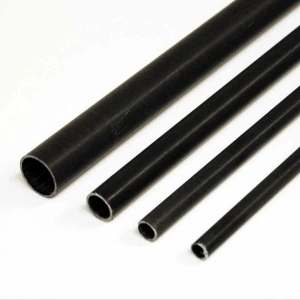 Art Elegant Plastik Yuvarlak Boru İçi Boş 100cm 6mm Siyah