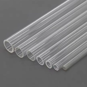 Art Elegant Plastik Yuvarlak Boru İçi Boş 100cm 8mm Şeffaf