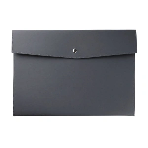 Art Elegant Suni Deri Zarf Dosya A4 Gri