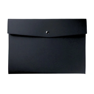 Art Elegant Suni Deri Zarf Dosya A4 Siyah