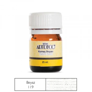 Artdeco 25ml Kumaş Boyası Beyaz No:119