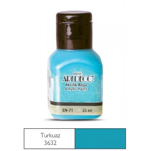 Artdeco 70a Akrilik Boya 3632 Turkuaz 25ml