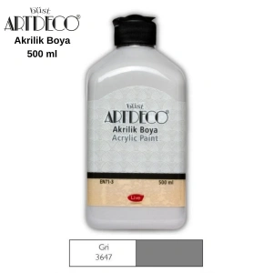 ARTDECO 70L AKRİLİK BOYA 3647 GRİ 500ml