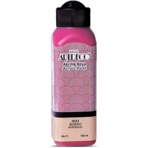 Artdeco Akrilik Boya 140 ML Bordo 070R-3643