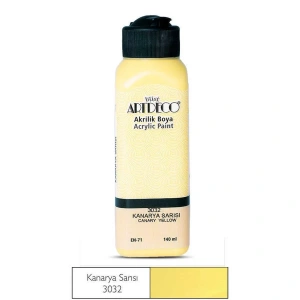 Artdeco Akrilik Boya 140 ml Kanarya Sarısı