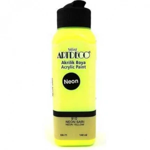 Artdeco Akrilik Boya 140 ml Neon Sarı