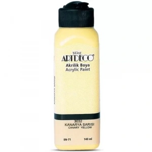 Artdeco Akrilik Boya 140ml Kanarya Sarısı 3032