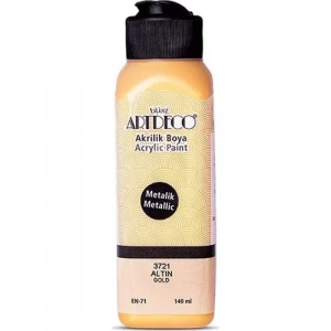 Artdeco Akrilik Boya Metalik 140ml 3721 Altın