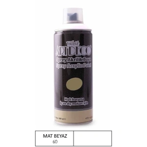 Artdeco Akrilik Sprey Boya 400ml Mat Beyaz