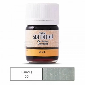 Artdeco Cam Boyası 25ml Gümüş