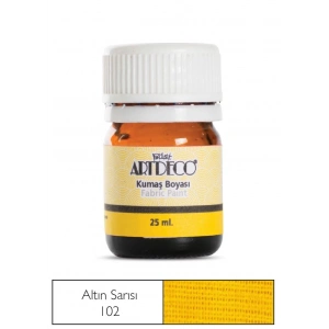 Artdeco Kumaş Boyası 25ml 10 A-102 Altın Sarısı Gold Yellow