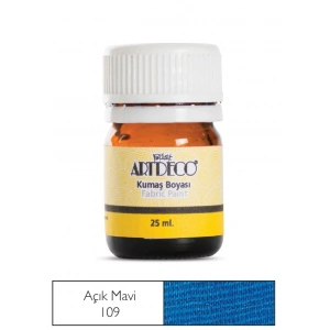 Artdeco Kumaş Boyası 25ml 10 A-109 Açık Mavi