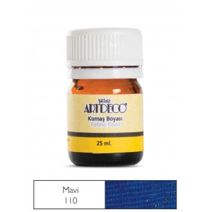 Artdeco Kumaş Boyası 25ml 10 A-110 Mavi Blue