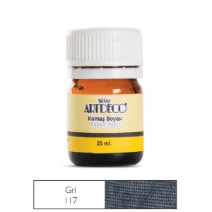 Artdeco Kumaş Boyası 25ml 10 A-117 Gri