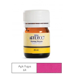 Artdeco Kumaş Boyası 25ml 10 A-64 Açık Fuşya Tulip Fuchia