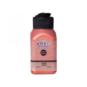 Artdeco Metalik Akrilik Boya Metalik 75 ml Bakır