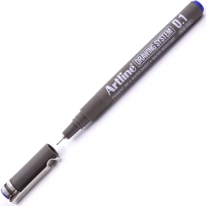 Artline Çizim Kalemi 0.1 Mm Mavi Ek-231