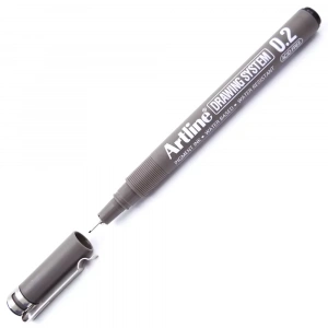 Artline Çizim Kalemi 0.2 Mm Siyah Ek-232
