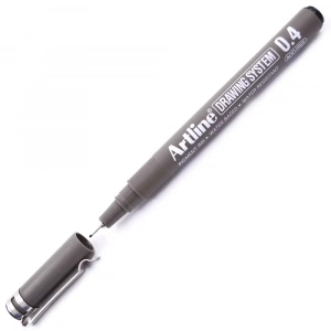 Artline Çizim Kalemi 0.4 Mm Siyah Ek-234