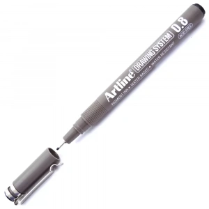 Artline Çizim Kalemi 0.8 Mm Siyah Ek-238