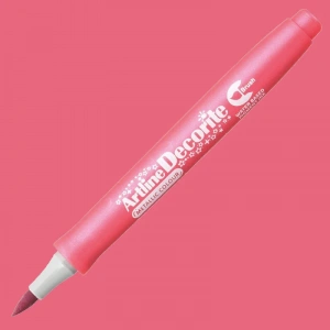Artline Decorite Brush Marker Metalik Pink