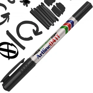 Artline Ek-041t İki Uçlu Permanent Markör Siyah