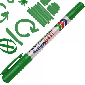 Artline Ek-041t İki Uçlu Permanent Markör Yeşil