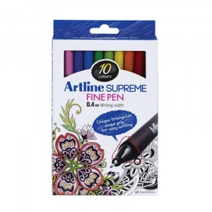Artline Epfs-200 Supreme Fineliner Keçe Uçlu Kalem 0.4mm 10 Renk