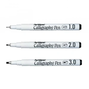 Artline Ergoline Arabic Yan Kesik Kaligrafi Kalemi Siyah