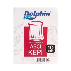 Aşçı Kepi (tela) Beyaz - 10 Adet