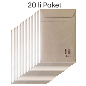 Asil Hava Kabarcıklı Zarf 17x25cm (20 Li Paket)