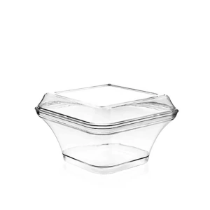 Asos Kare Kapaklı Sütlü Tatlı Kasesi 260 Cc - 500 Adet