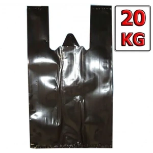 Atlet Poşet Siyah Battal Boy 35x70 cm ( 20 Kg )