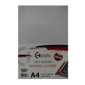 Bafix Cilt Kapağı Plastik Opak A4 160 MIC Şeffaf