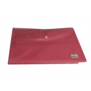 Bafix Çıtçıtlı Zarf Dosya A4 Pembe BFX-U1120P-PE