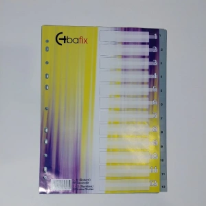 Bafix Seperatör 1-12 Rakamlı Plastik A4
