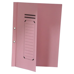 Bafix Yarım Kapak Dosya Karton Pembe