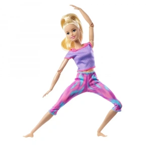 Barbie Sonsuz Hareket Bebeği, Sarışın Desenli Taytlı Gxf04
