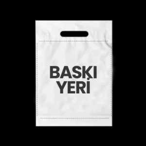 Baskılı Beyaz El Geçmeli Mağaza Poşeti (30 Kg)