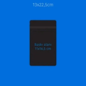 BASKILI PARLAK SİYAH ALÜMİNYUM DOYPACK 1000 ADET