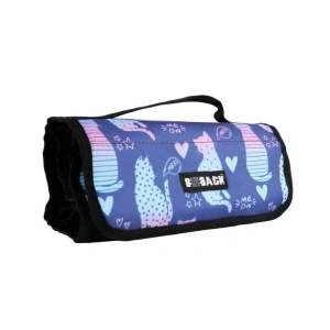 BBack 4 Bölümlü Kalem Çantası / Kalemlik / Kalem Kutusu KEDİLİ DEGRADE